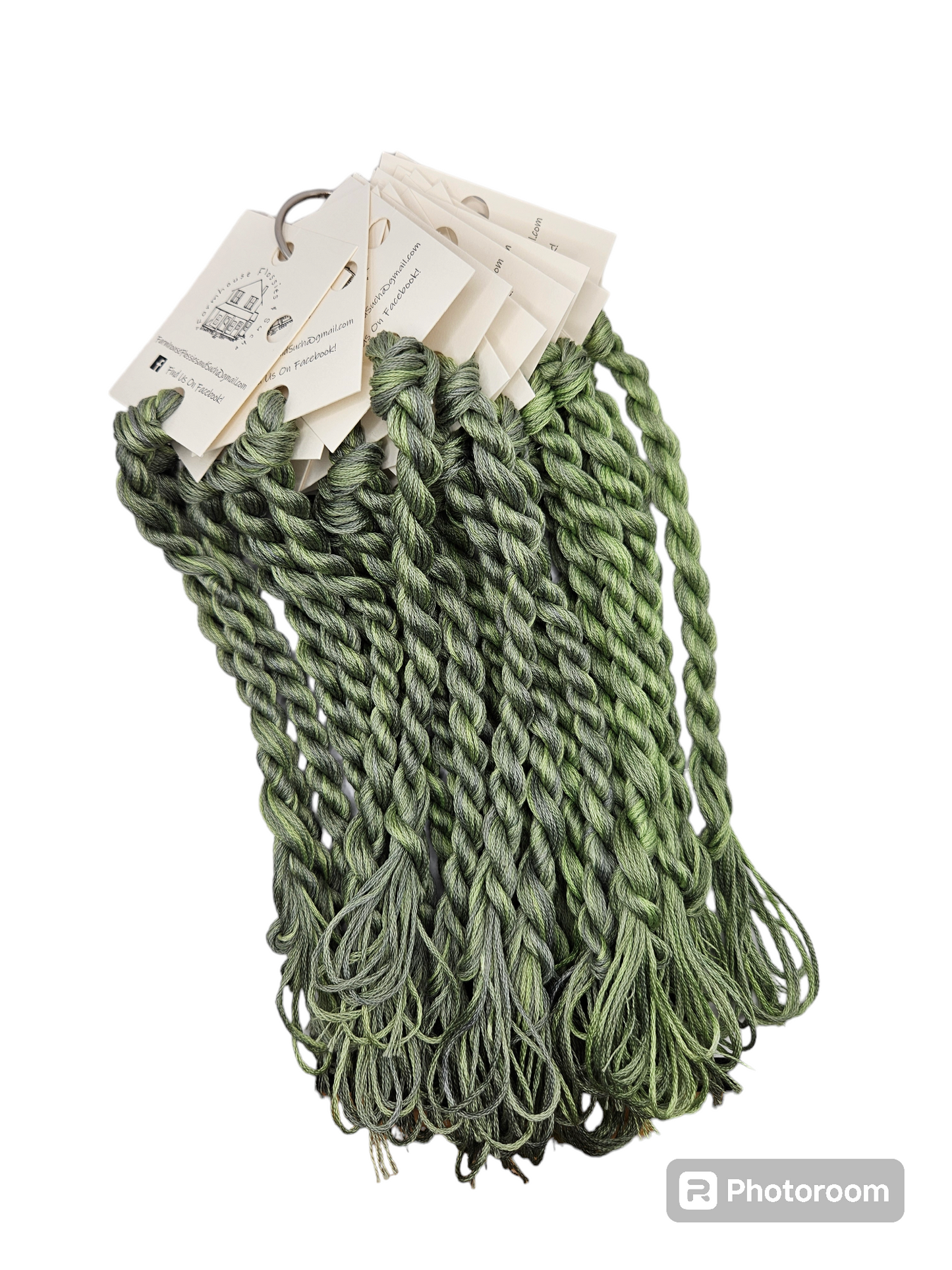 Farmhouse Flossies ~ Antique Green