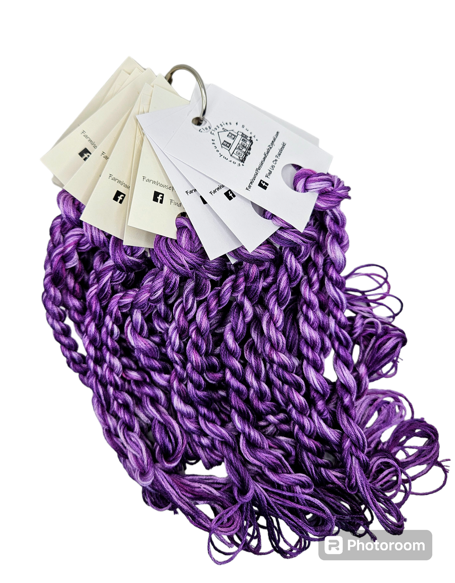 Farmhouse Flossies  ~ Amethyst