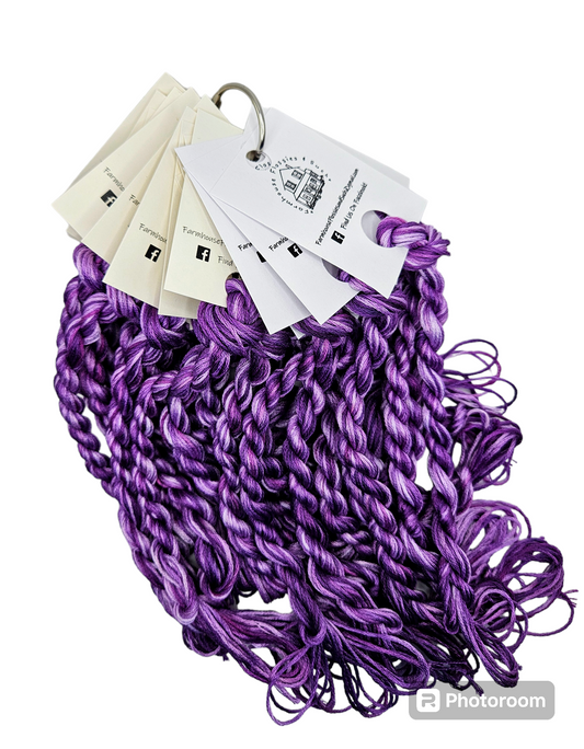 Farmhouse Flossies  ~ Amethyst
