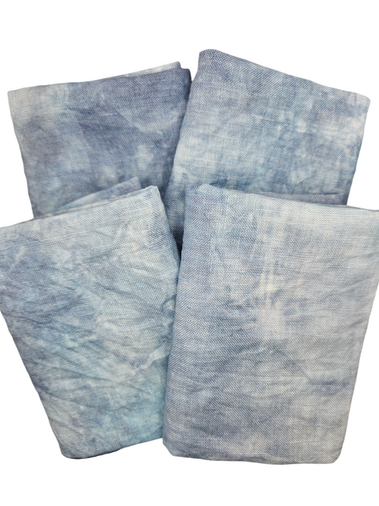 Farmhouse Fabrics ~ MaryLou Blue 36ct Linen FQ