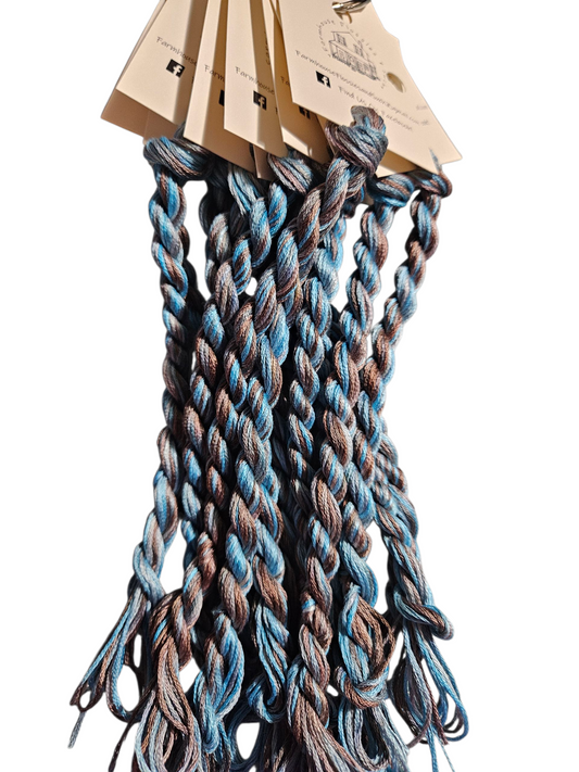 Farmhouse Flossies ~ Java Blue